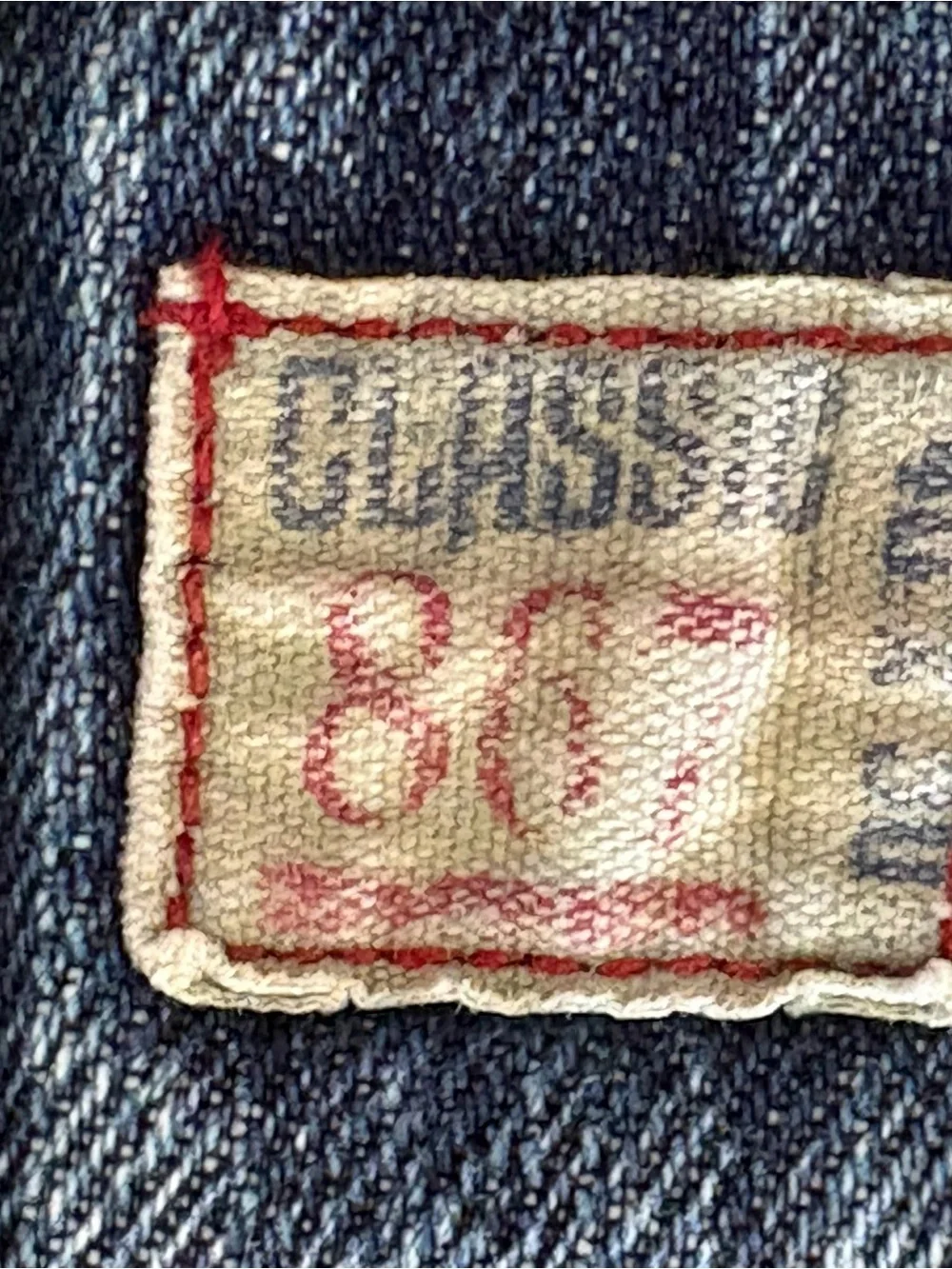 Polo Ralph Lauren Men's Vintage 867 Distressed Straight Leg Blue Jeans 40 x 30
